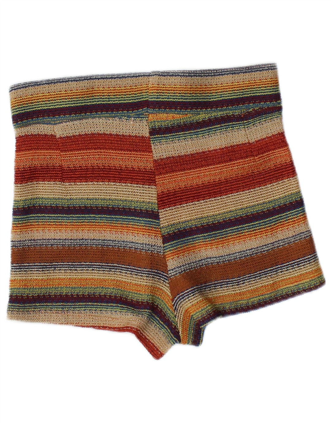 Pantaloni caldi da donna Zara piccoli W26 a righe multicolori