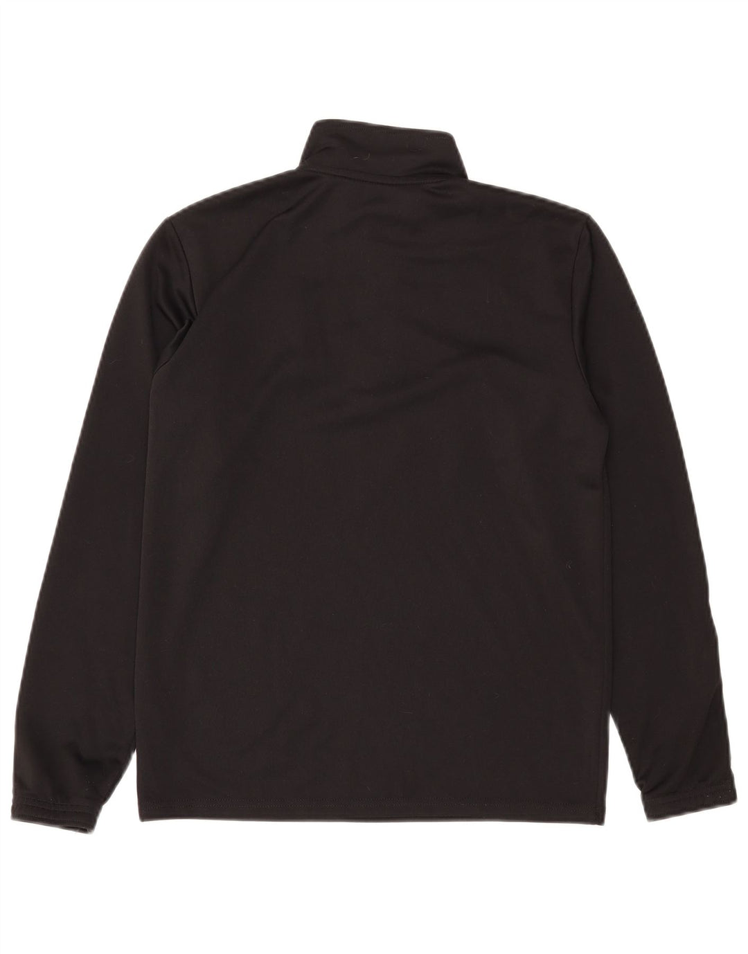 PUMA Boys Graphic Zip Neck Pullover Tracksuit Top 13-14 Years Black