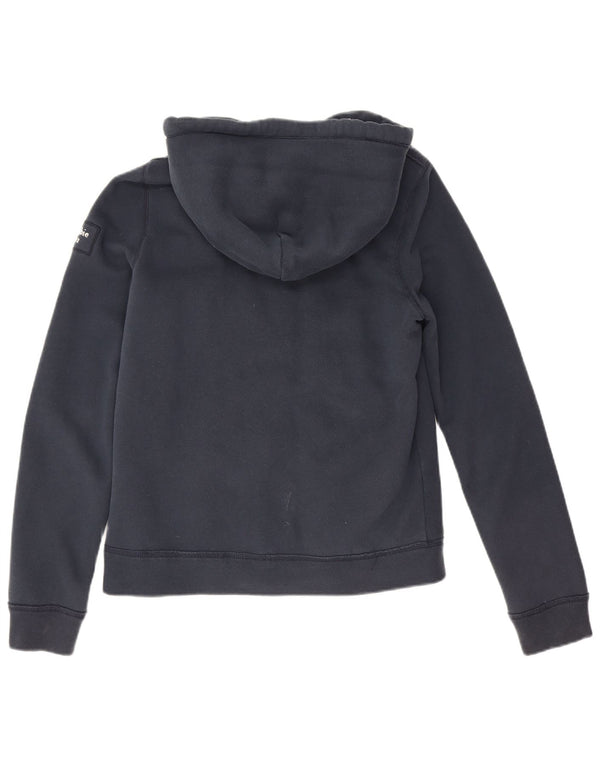 Maglione con cappuccio e zip per ragazzi Abercrombie & Fitch 13-14 anni XL in cotone blu navy