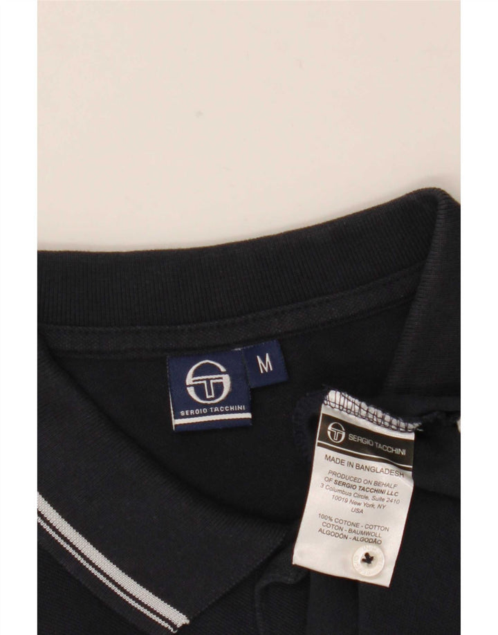 Polo Uomo Sergio Tacchini Media Cotone Blu Navy