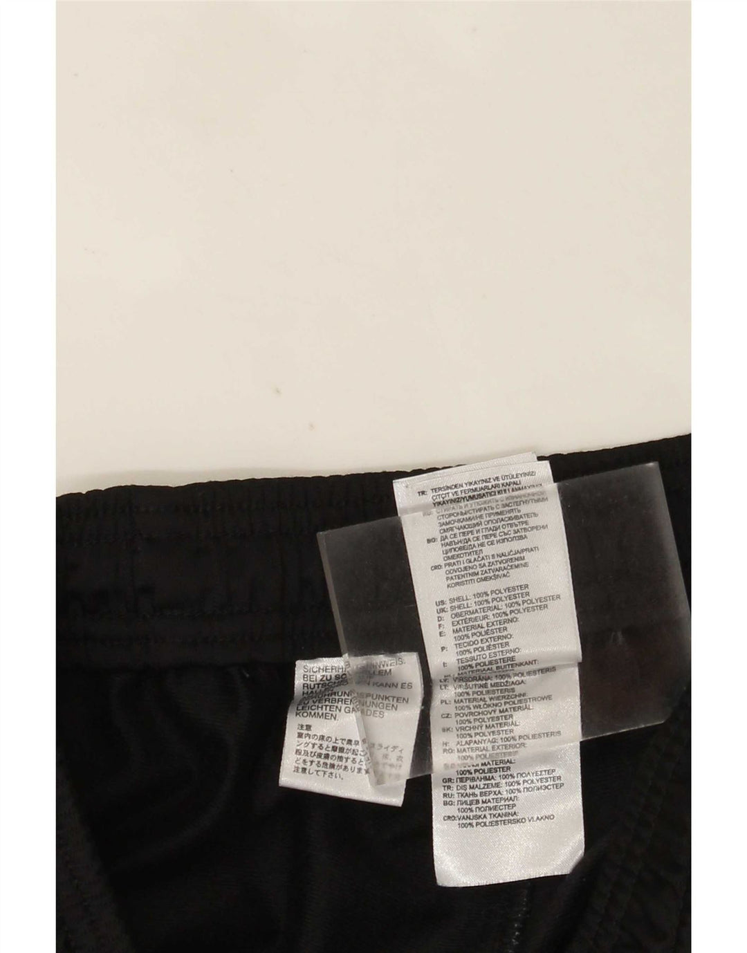 Pantaloni da tuta da uomo Adidas Joggers medio poliestere nero