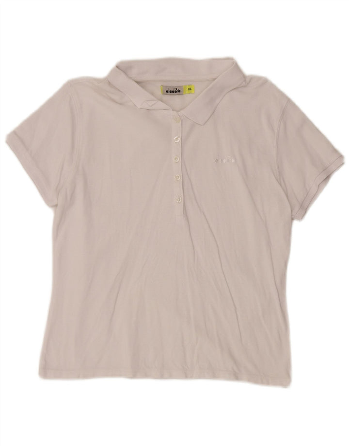 Polo Diadora Donna UK 18 XL Bianca