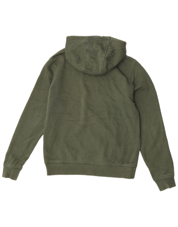 Felpa con cappuccio da uomo Nike in cotone verde medio