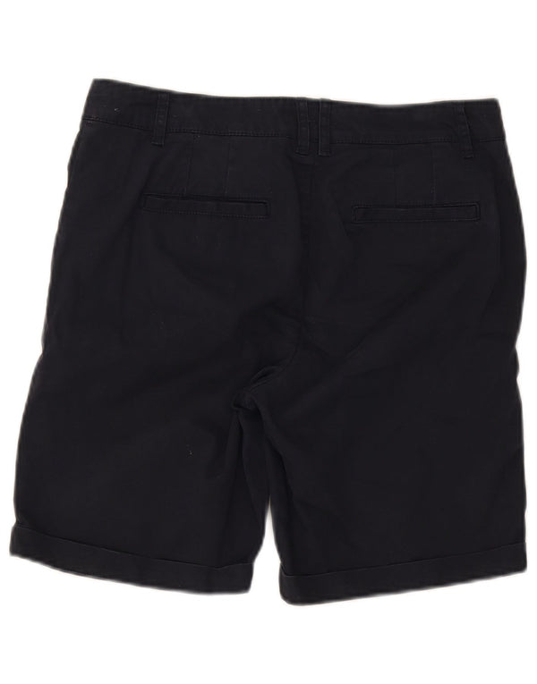 Pantaloncini Bermuda da donna Fat Face UK 10 Small W32 Cotone blu navy
