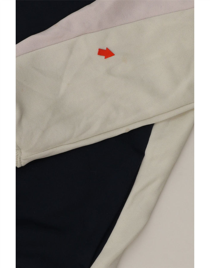 NIKE Mens Graphic Sweatshirt Jumper XS Multicoloured Colourblock Polyester Vintage Nike and Second-Hand Nike from Messina Hembry 