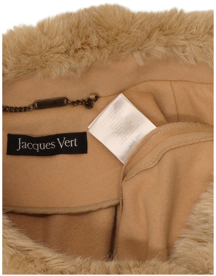 Cappotto poncho da donna Jacques Vert taglia unica in lana beige