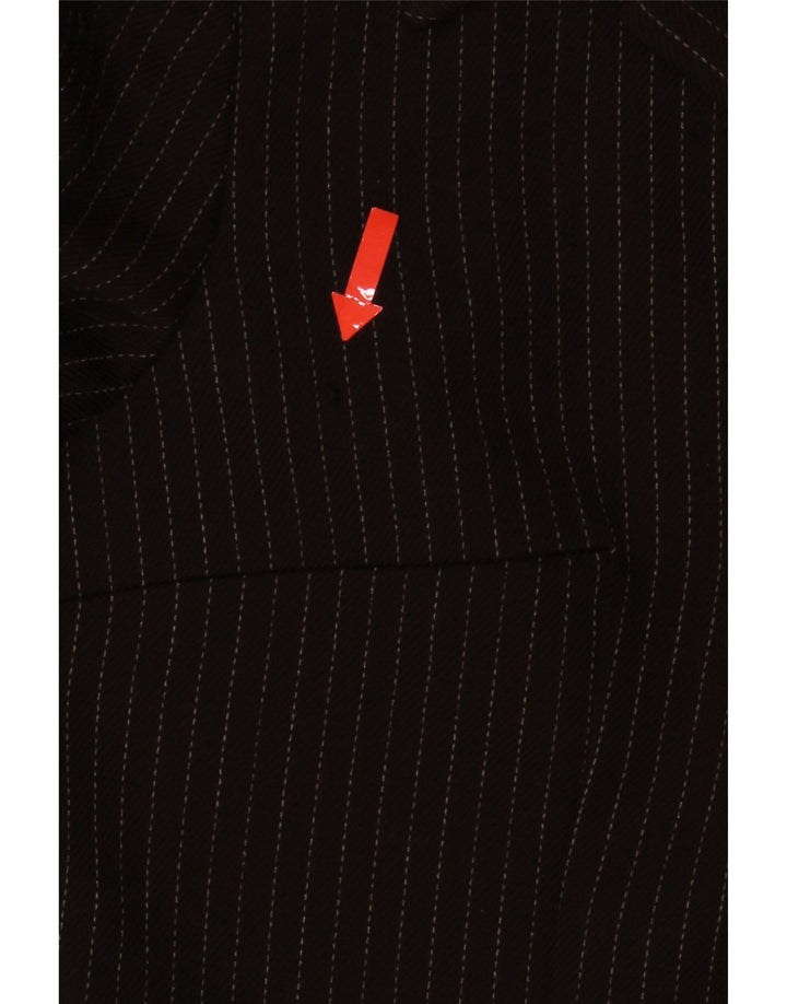 Giacca Blazer 4 Bottoni Donna I Gabbiani IT 44 Gessato Marrone Medio