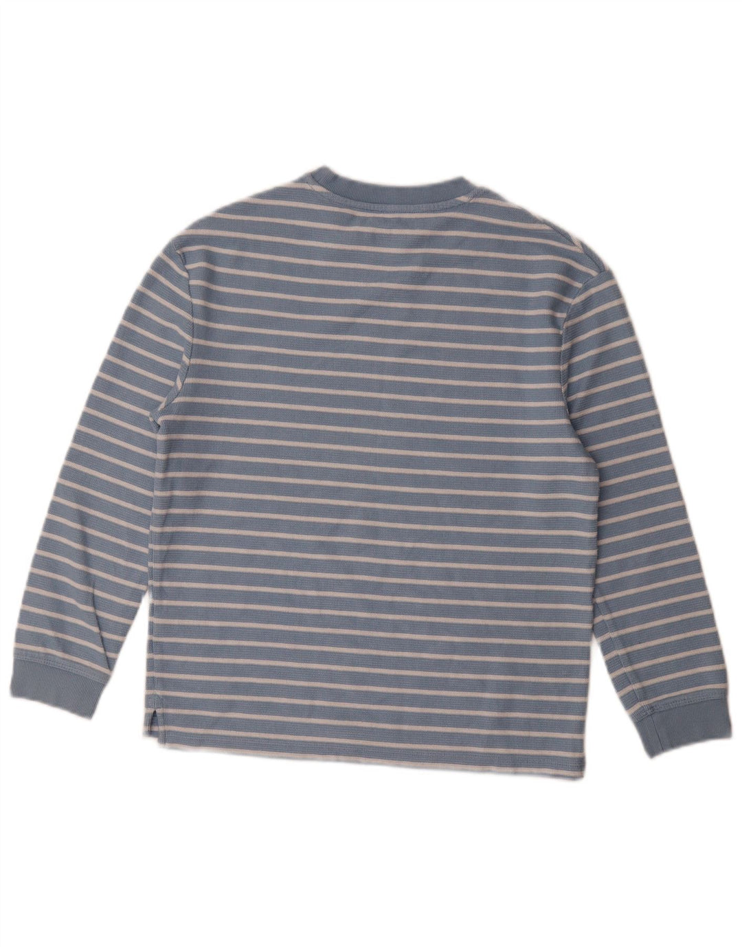 Maglietta Marks & Spencer da bambino a maniche lunghe 11-12 anni in cotone a righe blu