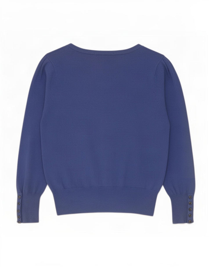 Maglione cardigan da donna Marks & Spencer UK 16 grande blu