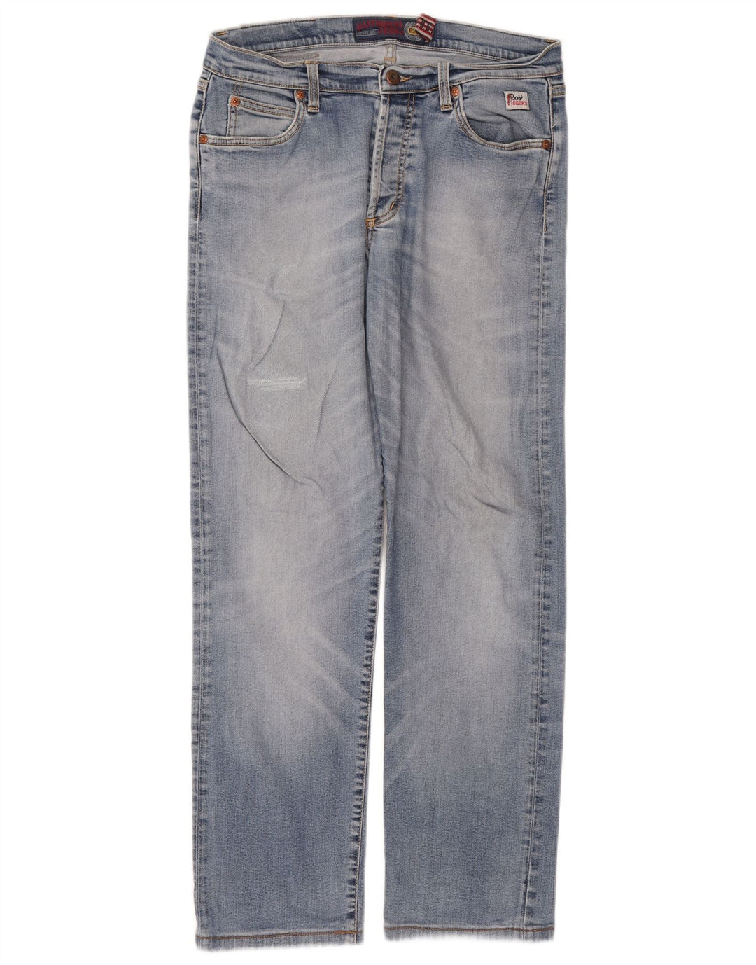 Jeans dritti Thanaz da uomo Roy Rogers IT 48 medio W34 L29 cotone blu