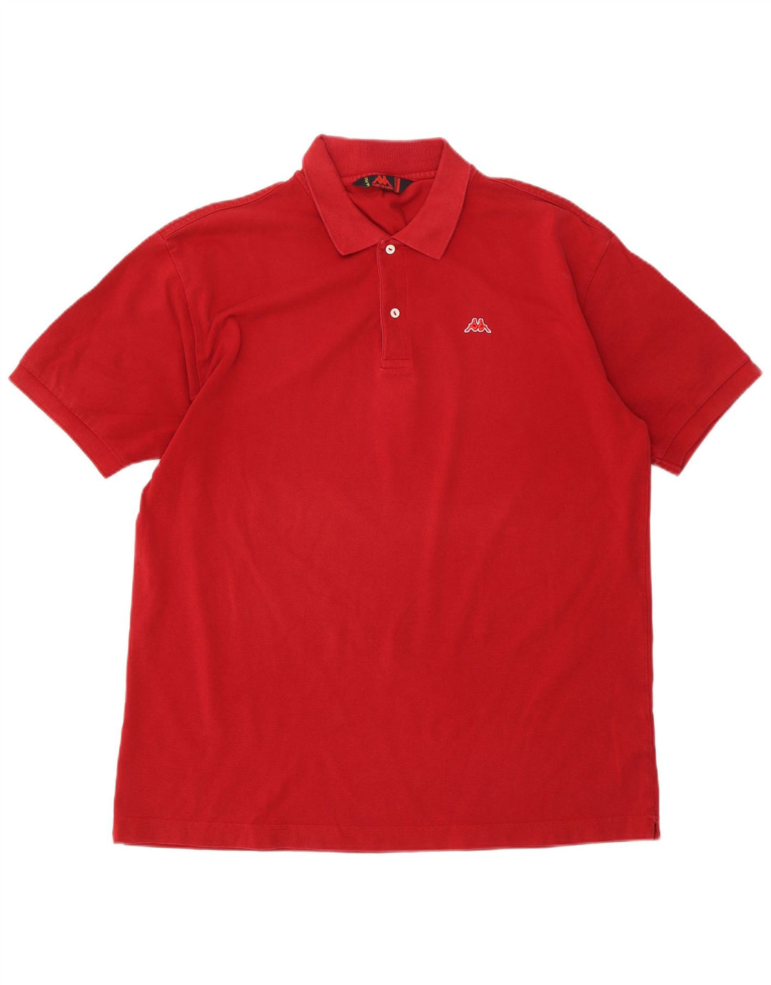 Polo Kappa Uomo 3XL Cotone Rosso