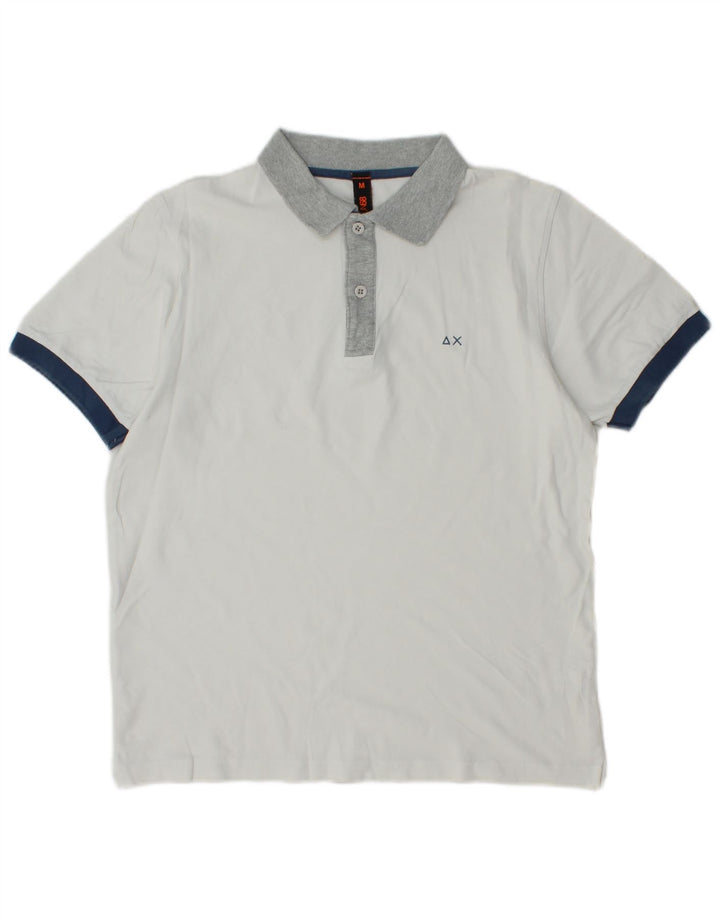 Polo Rugby Ragazzo Sun68 13-14 Anni Cotone Medio Bianco