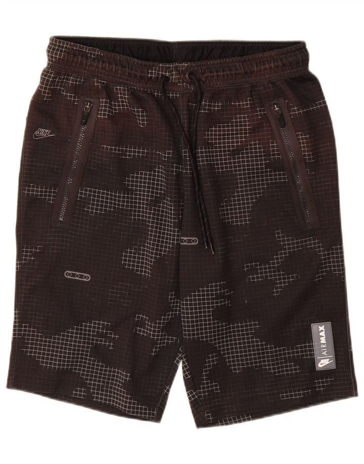Pantaloncini sportivi Nike da uomo medi W32 L10 poliestere mimetico nero