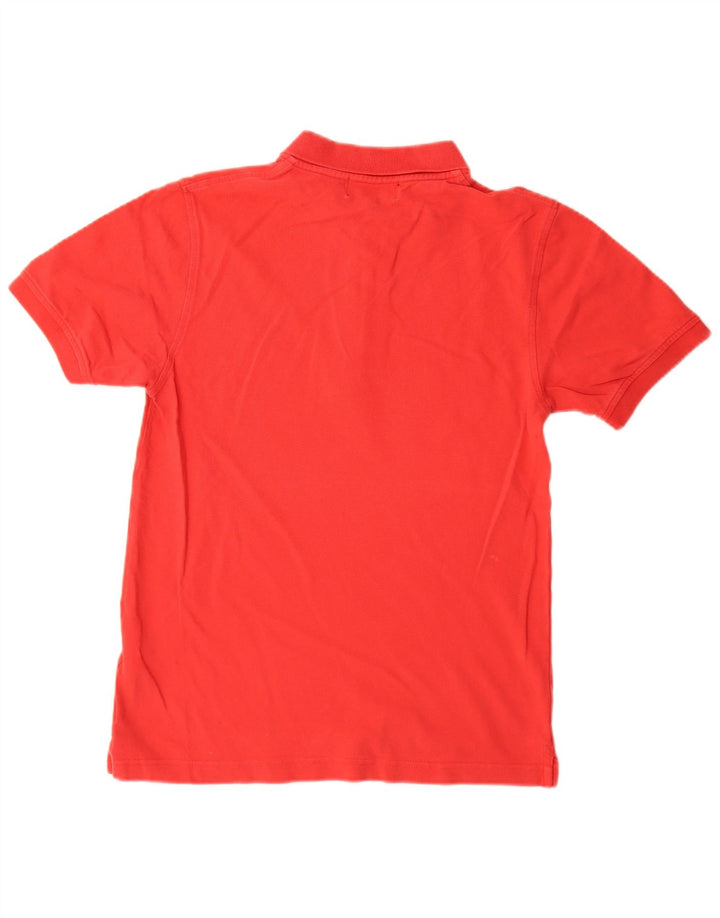 Polo da uomo Lyle & Scott in cotone rosso medio