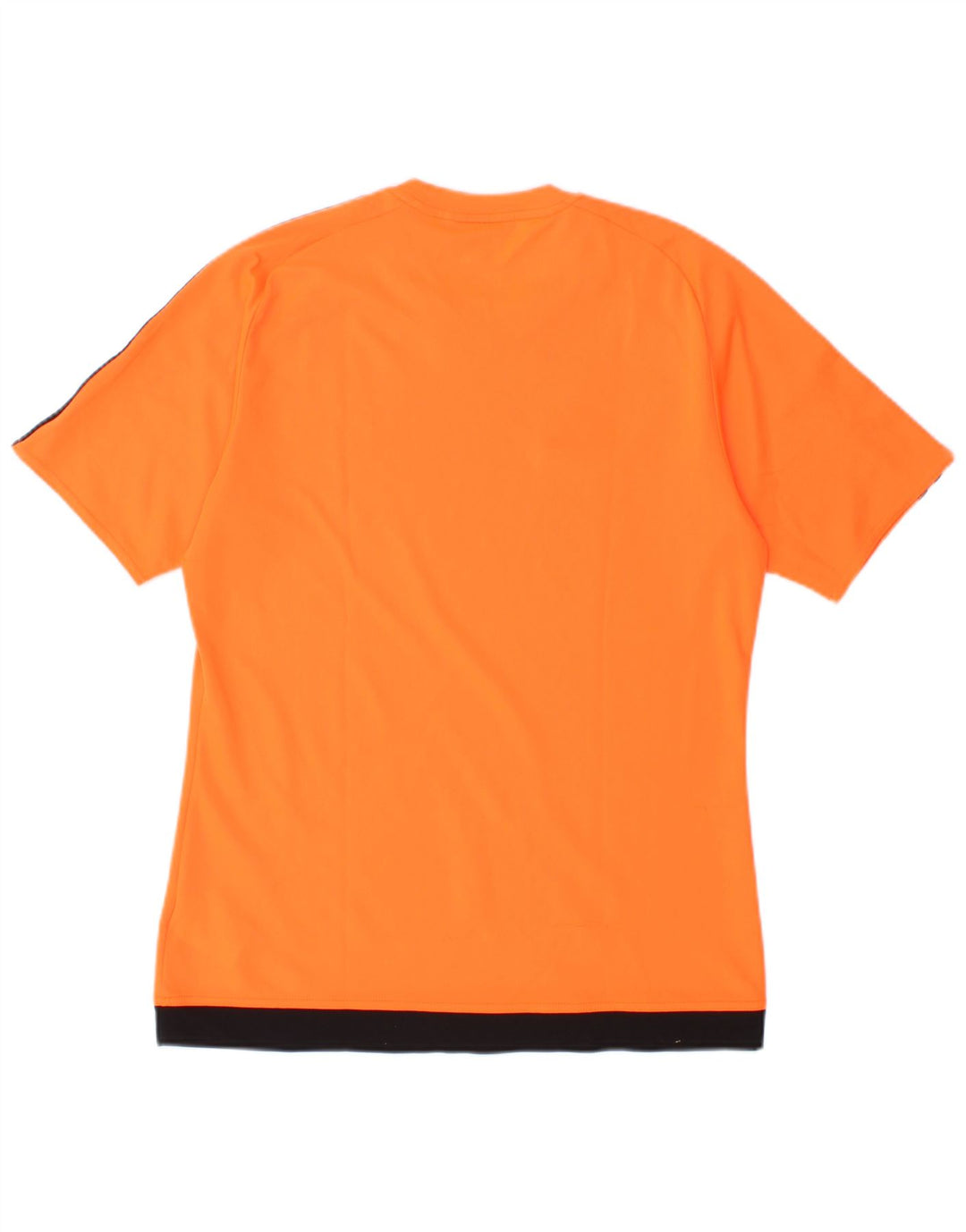 T-shirt Adidas Climalite da uomo Top Small Arancione Colourblock in poliestere