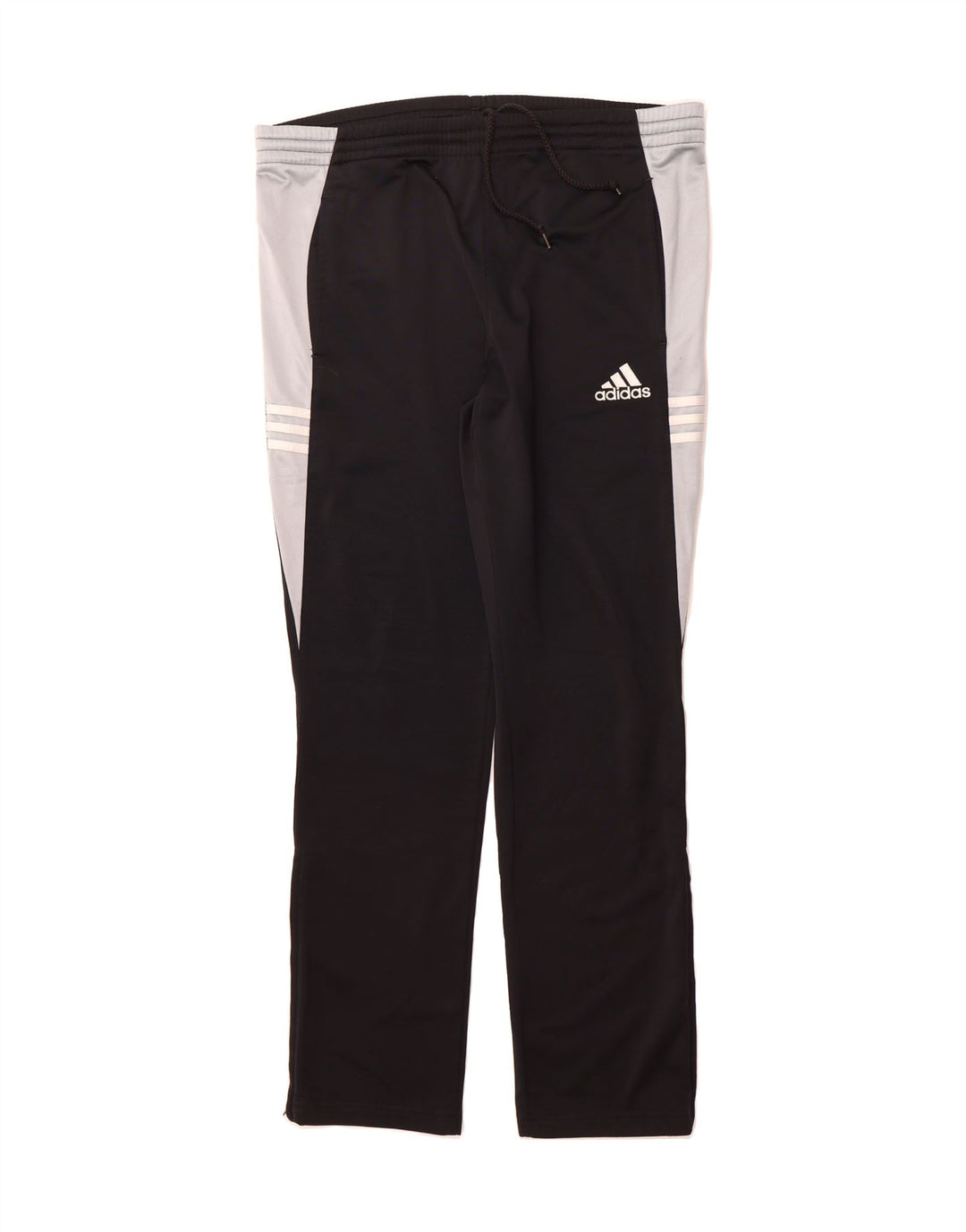 ADIDAS Mens Tracksuit Trousers XL Black Colourblock Polyester Vintage Adidas and Second-Hand Adidas from Messina Hembry 