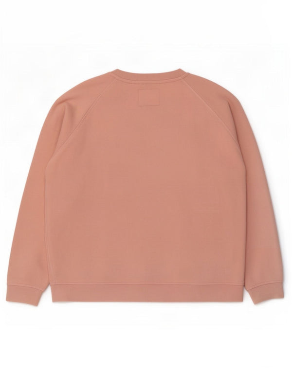Jack Wills Womens Graphic Oversized Sweatshirt Jumper UK 14 Large Pink