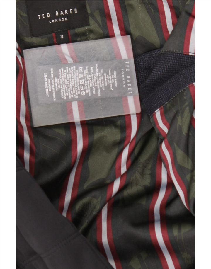 Giacca imbottita da uomo TED BAKER taglia 3 media poliestere blu navy