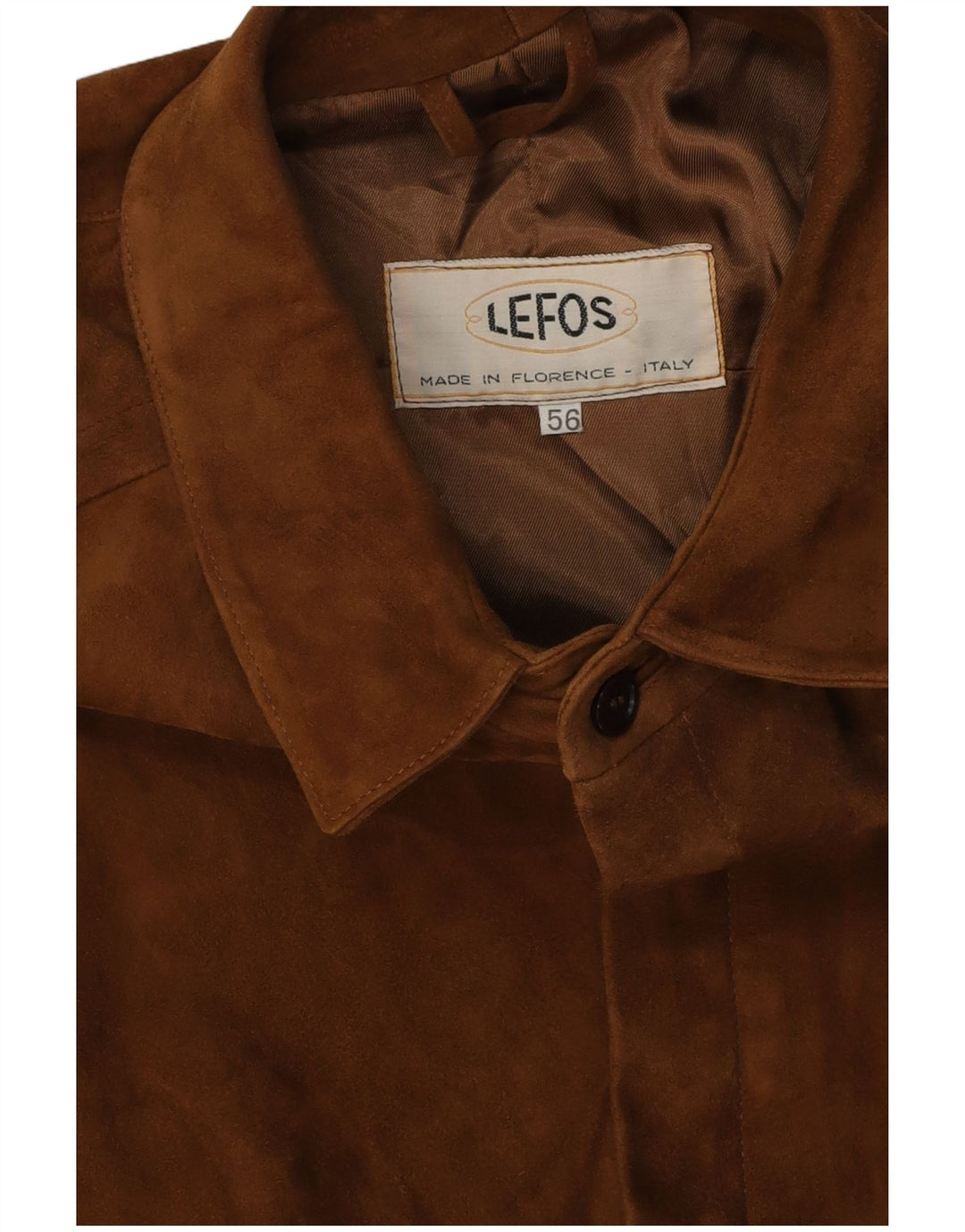 Giacca in pelle scamosciata da uomo VINTAGE UK 38 Beige medio