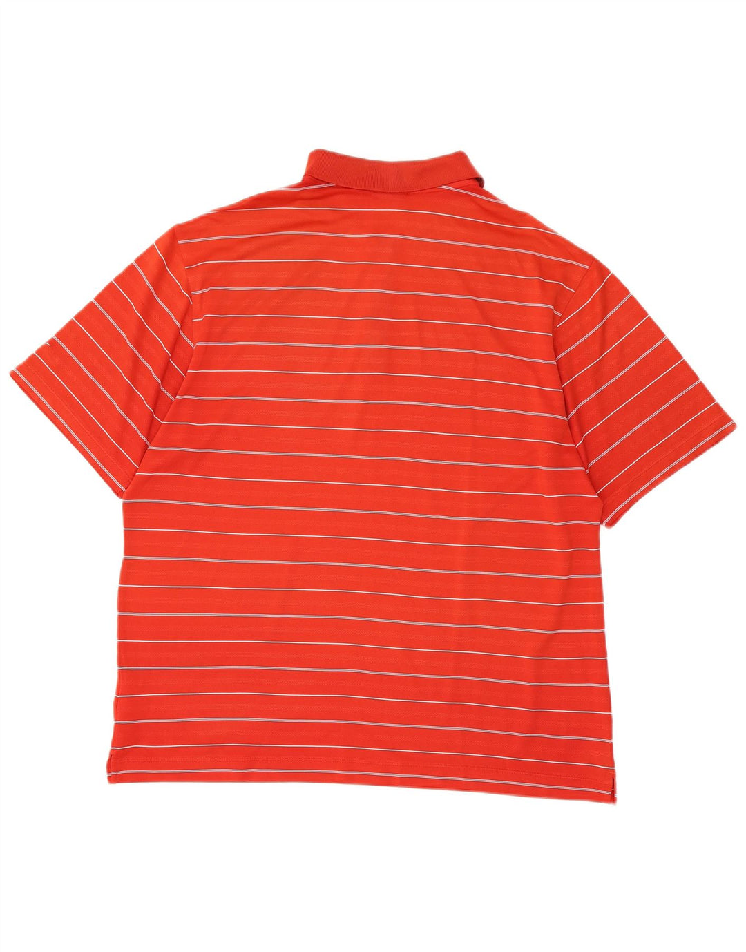 Polo Nike da uomo Dri Fit grande in poliestere a righe rosse