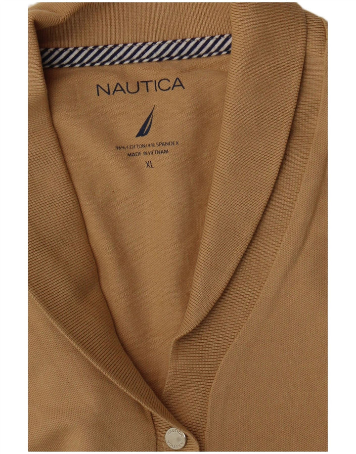 Polo da donna NAUTICA UK 18 XL in cotone beige