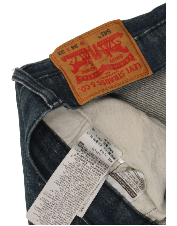 Levi's Uomo 541 Jeans affusolati W34 L32 Cotone blu