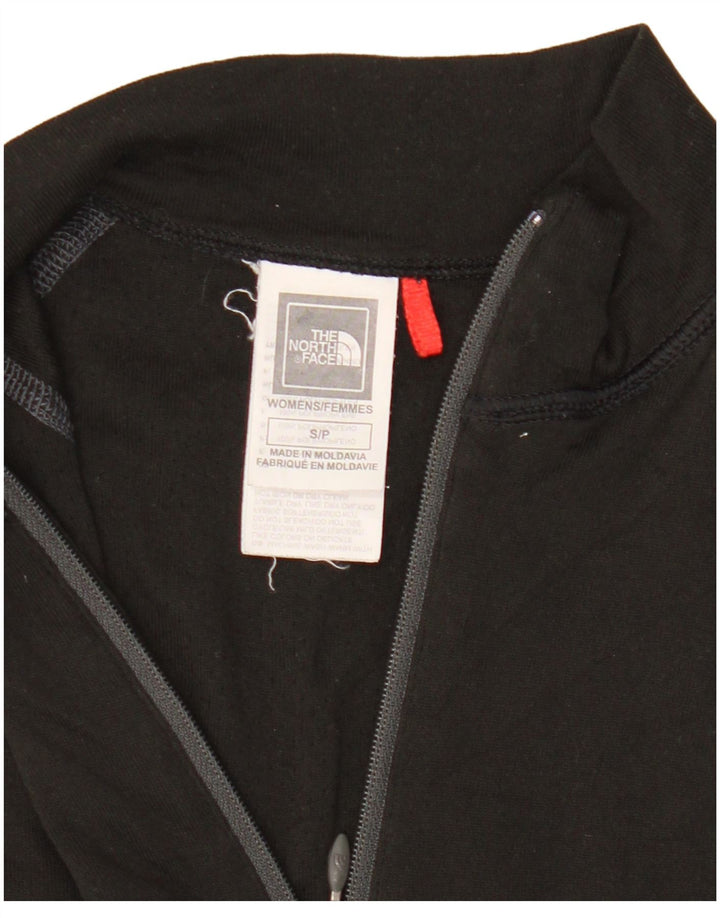 Top da tuta pullover con zip e collo da donna The North Face UK 8 Small Nero