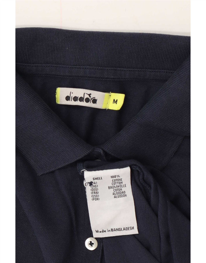 Polo Diadora Donna UK 14 Medio Blu Navy Cotone