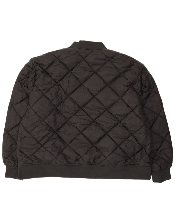 DICKIES Giacca trapuntata da uomo UK 48 4XL Nylon nero