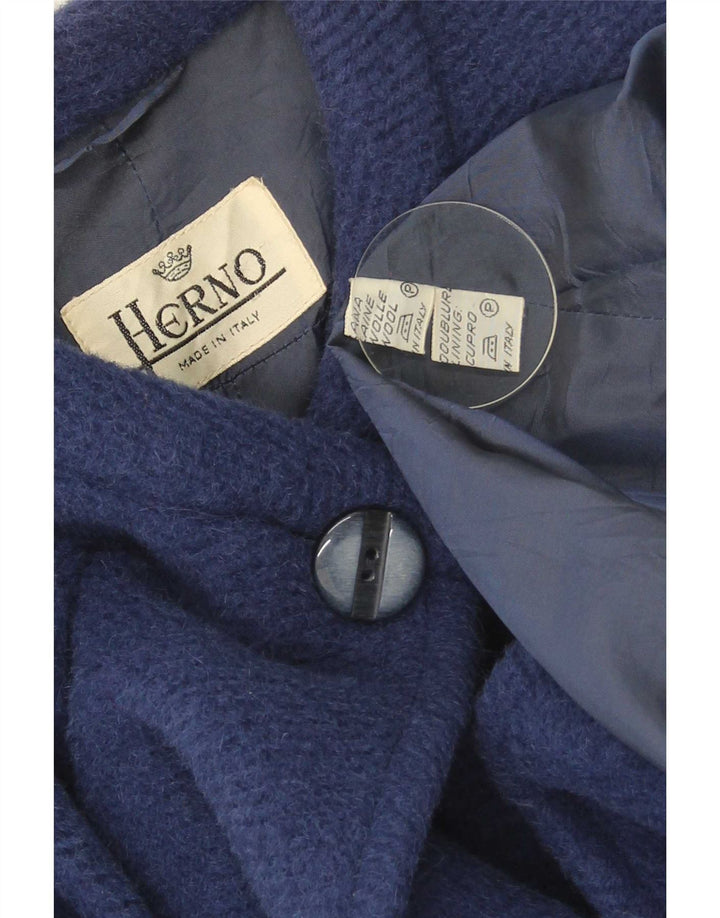 Cappotto Oversize Herno Donna IT 42 Blu Medio Lana