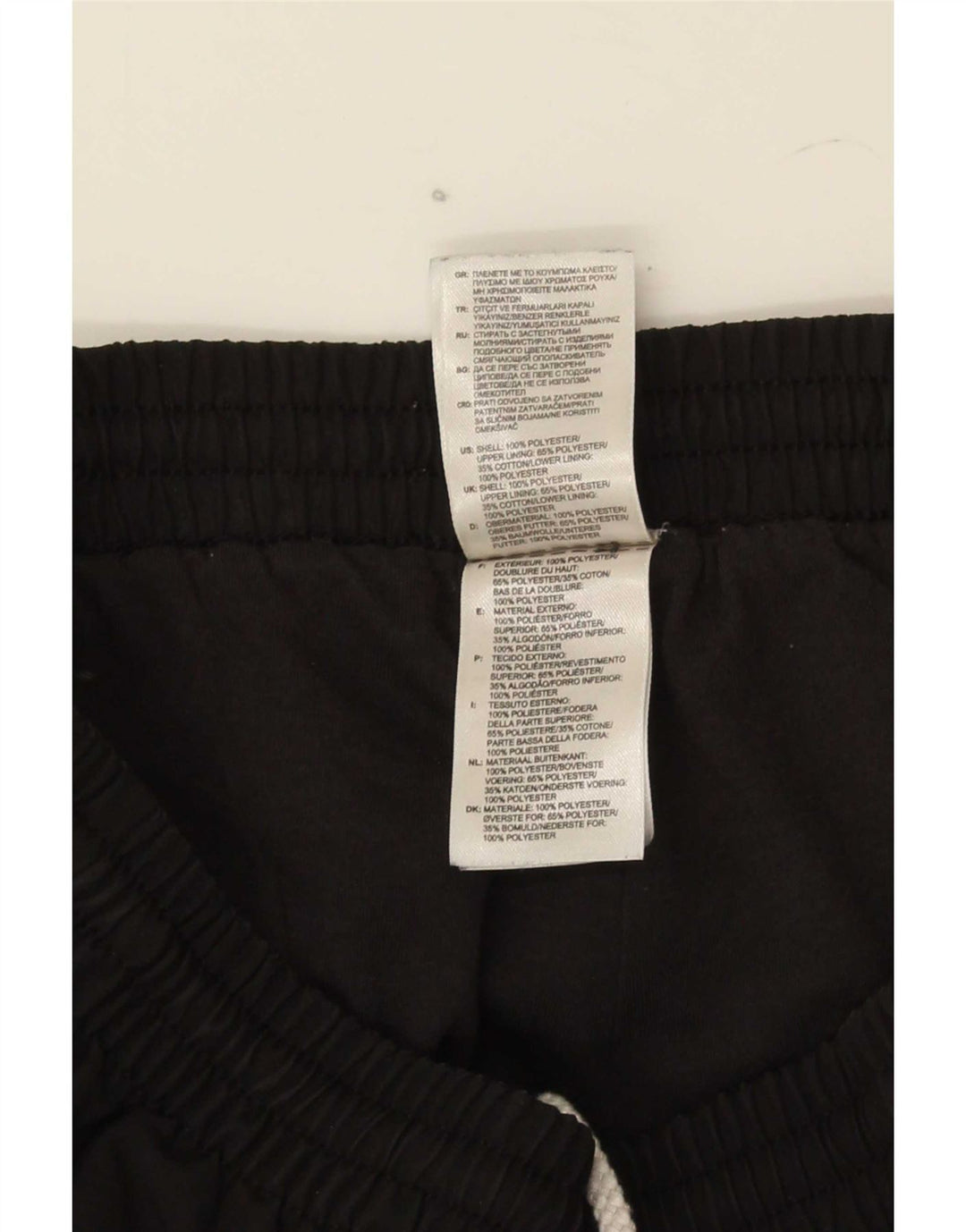 Pantaloni da tuta da uomo Adidas Joggers medio poliestere nero