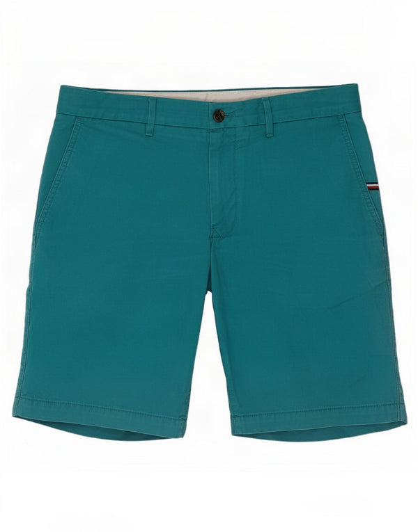 Pantaloncini chino da uomo Tommy Hilfiger grandi W34 in cotone blu