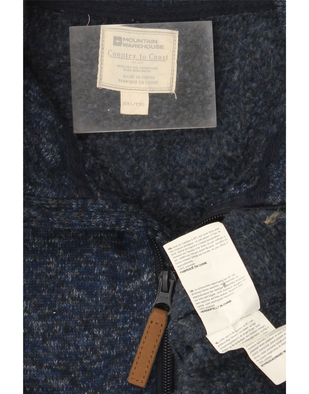 Giacca da tuta da uomo Mountain Warehouse 2XL Blu navy screziato