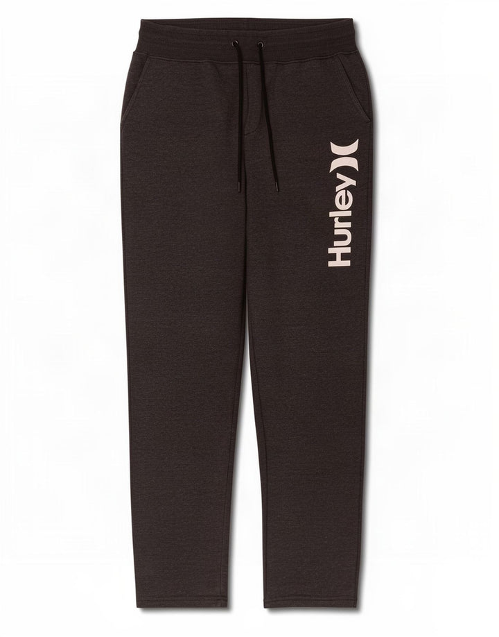 Pantaloni da tuta con grafica Hurley da uomo piccoli in cotone grigio