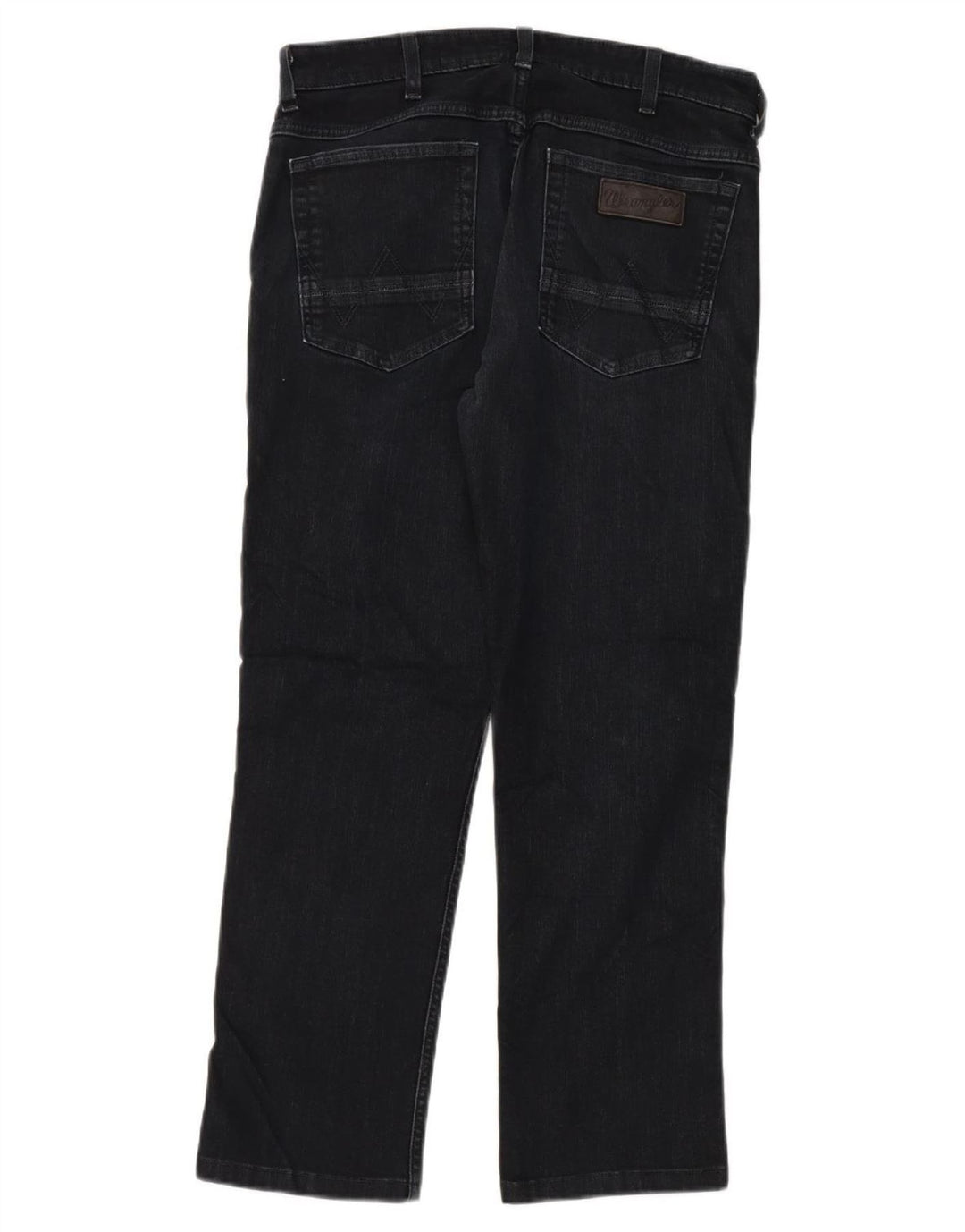 Jeans dritti da uomo Wrangler W32 L28 cotone nero