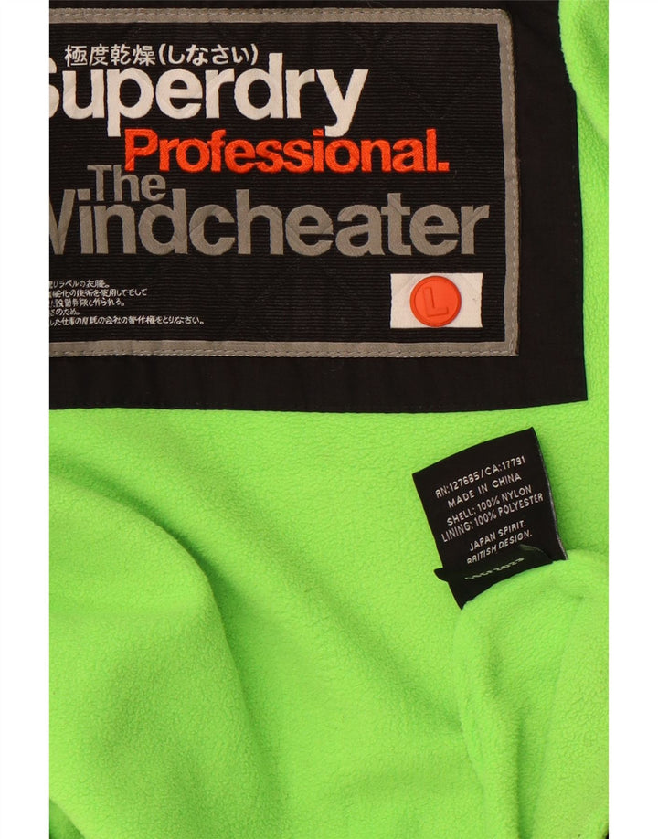 Giacca a vento da donna The Windcheater SUPERDRY UK 16 grande nera