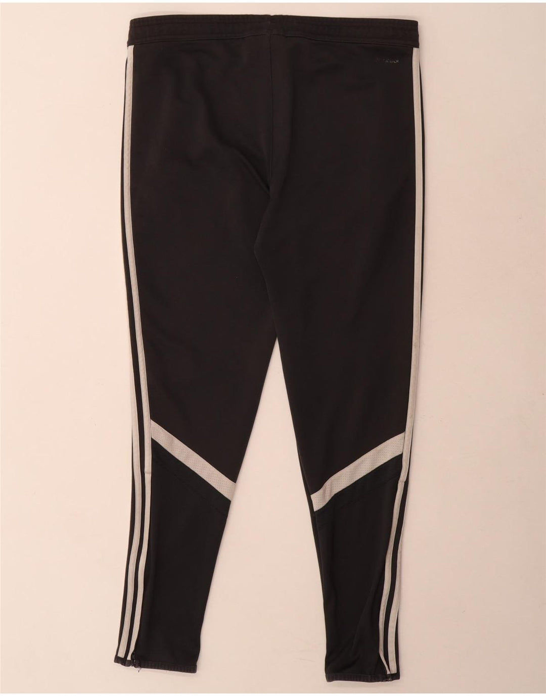 Pantaloni da tuta Adidas Climalite da uomo piccoli in poliestere color block nero