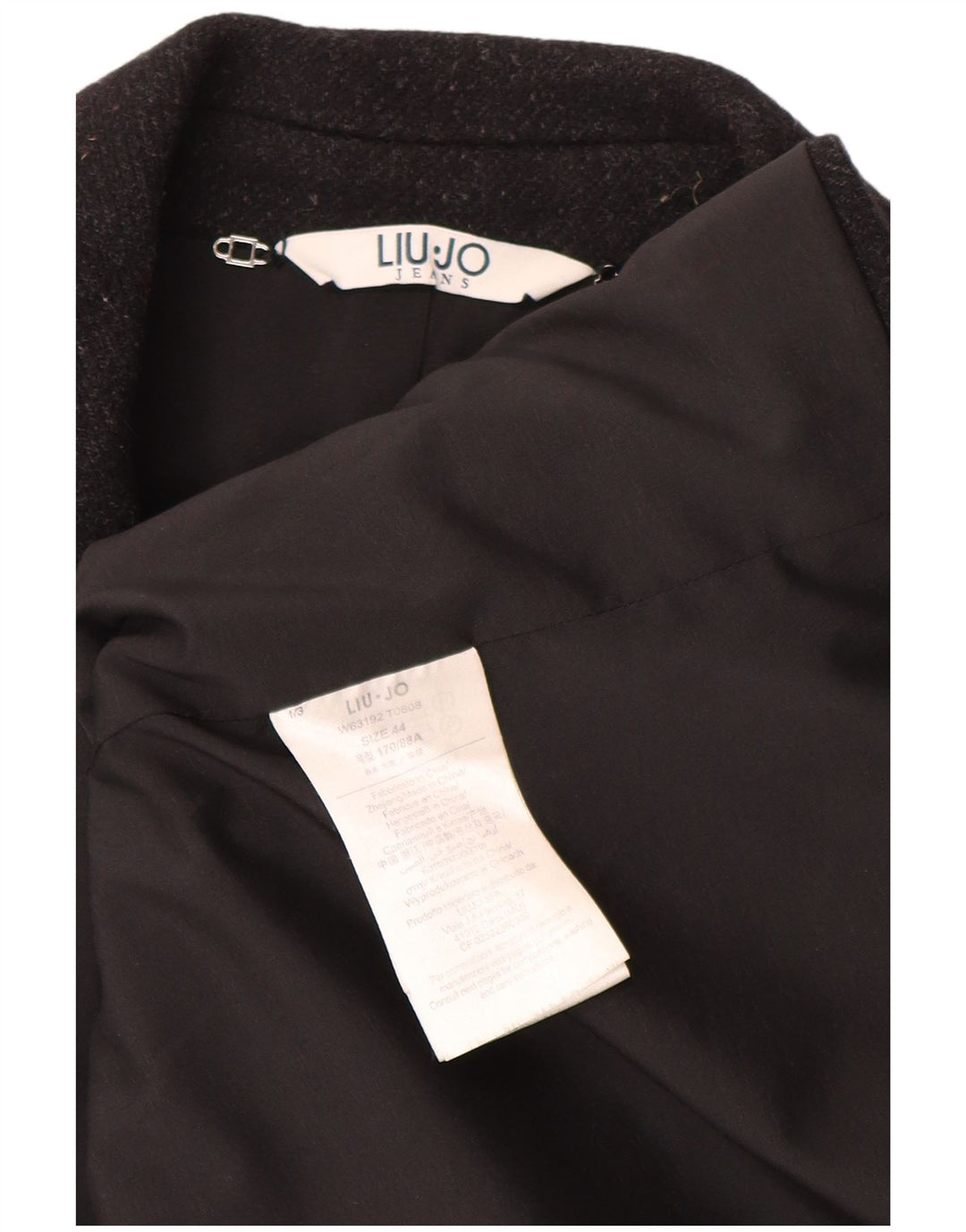 Cappotto Donna Liu Jo IT 44 Medio Nero Lana