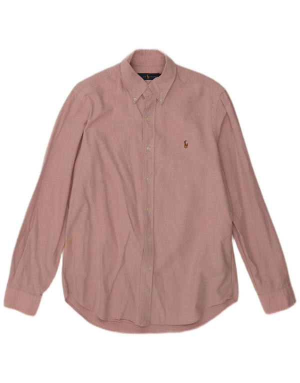 Ralph Lauren Mens Shirt Medium Pink Cotton
