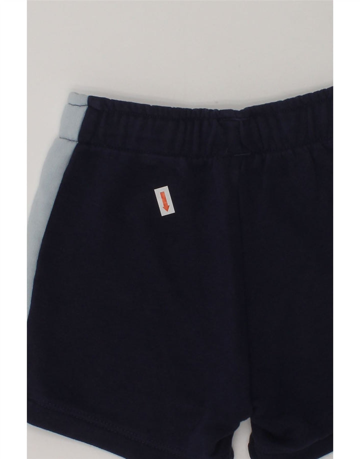 PUMA Boys Graphic Sport Shorts 2-3 Years Navy Blue Colourblock | Vintage Puma | Thrift | Second-Hand Puma | Used Clothing | Messina Hembry 