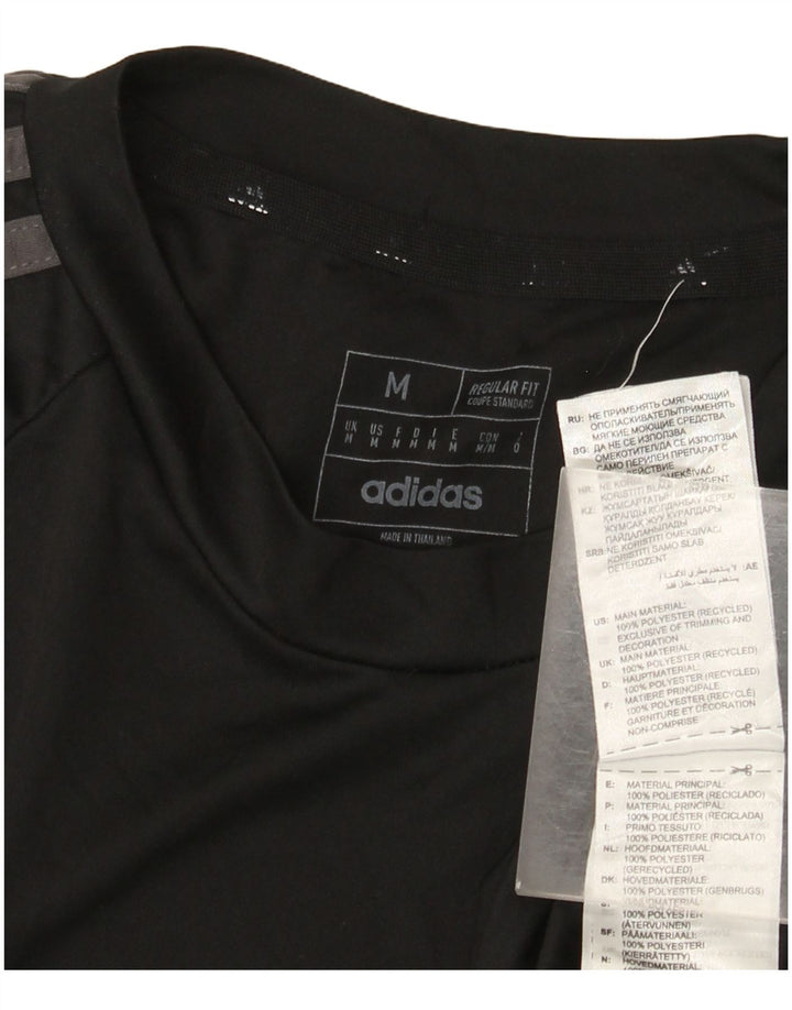 T-shirt Adidas Aeroready Regular Fit da uomo, media, in poliestere nero