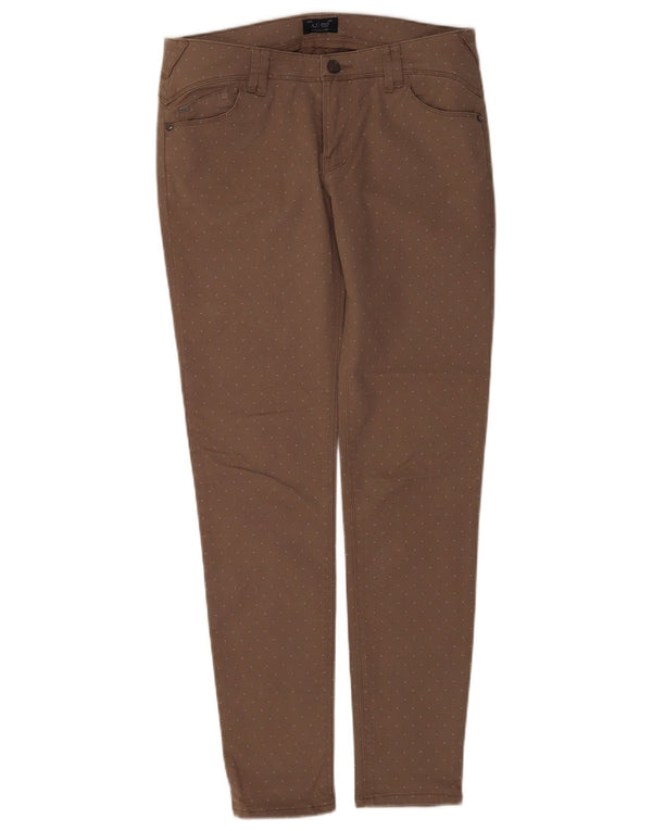 Jeans skinny da donna Armani W28 L30 cotone maculato marrone
