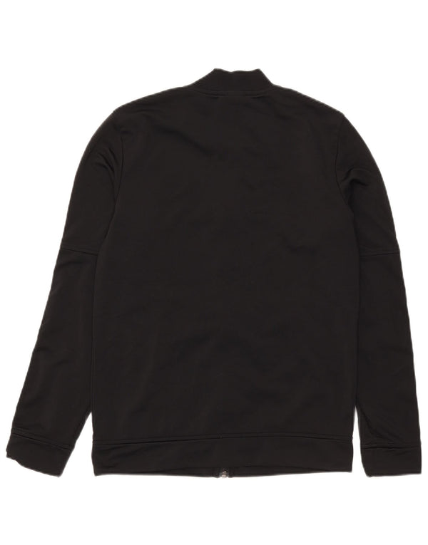 Giacca da tuta da donna Adidas UK 12/14 Medium Nero Poliestere