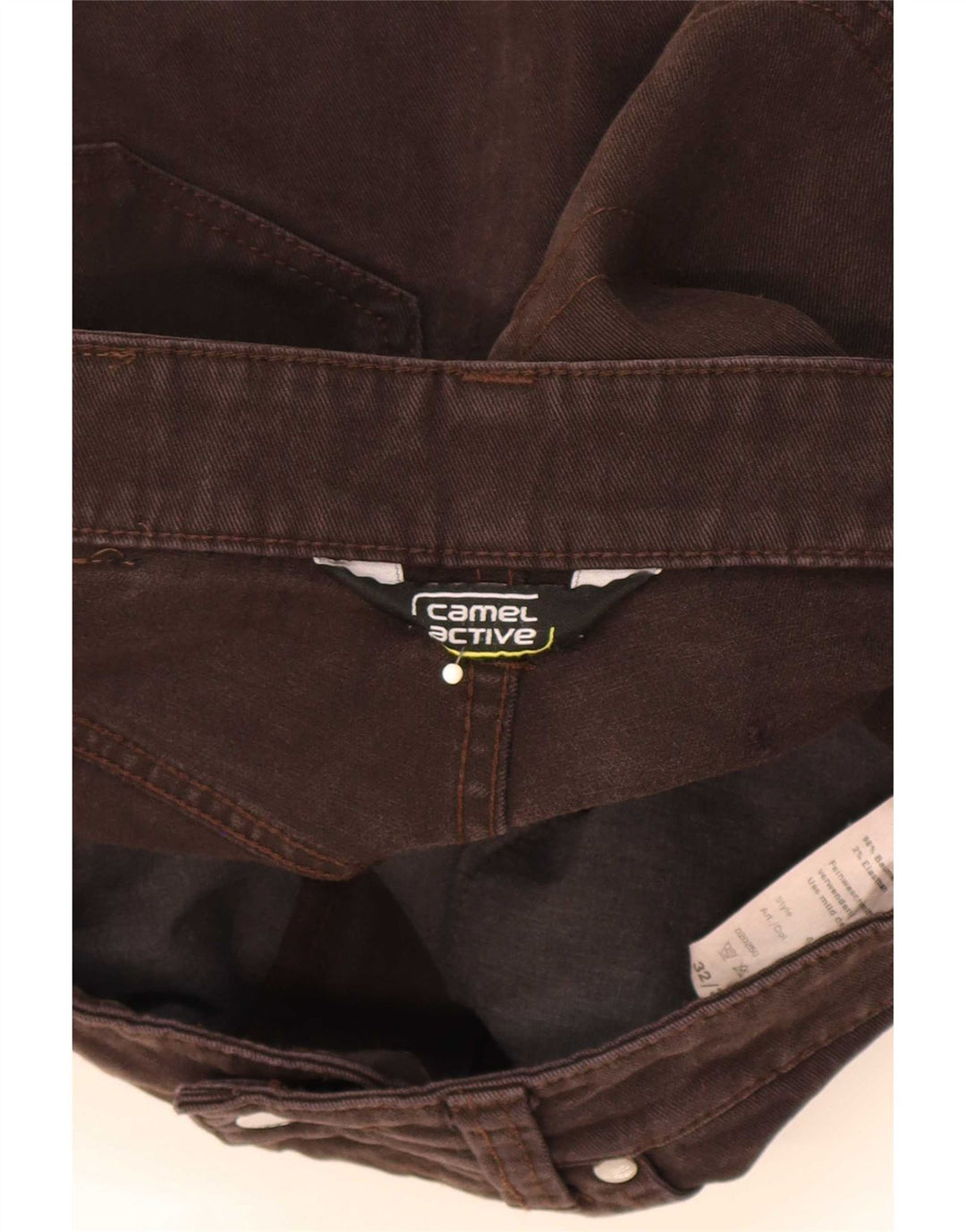 Jeans affusolati da uomo Camel Active W31 L31 cotone marrone