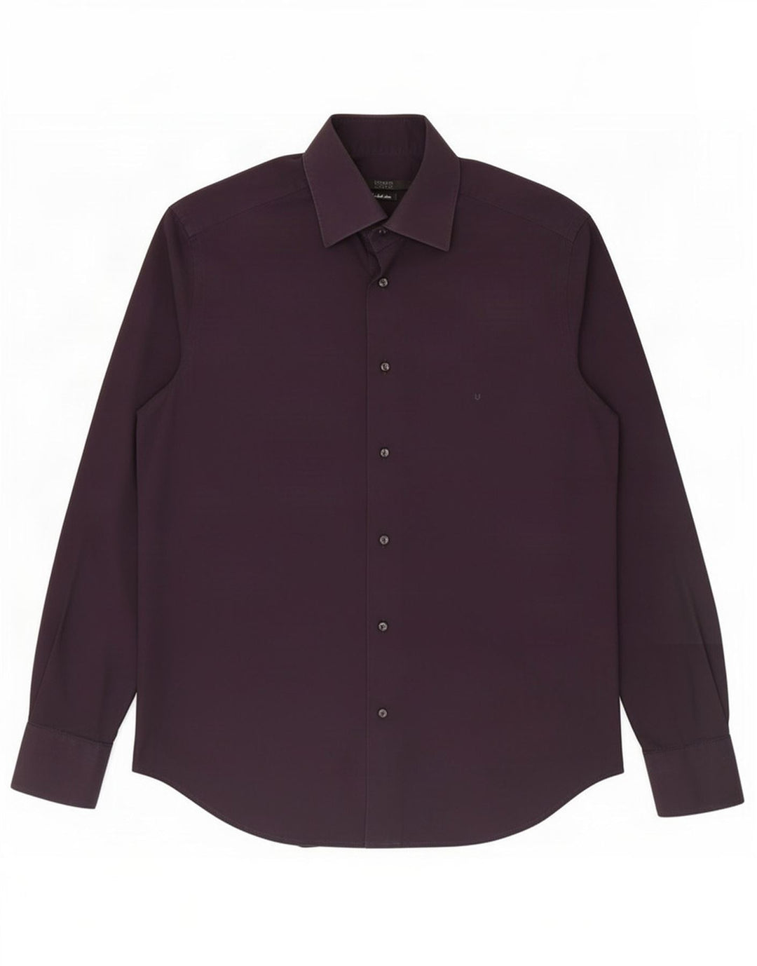 Camicia da uomo Ungaro taglia 40 15 3/4 cotone viola medio