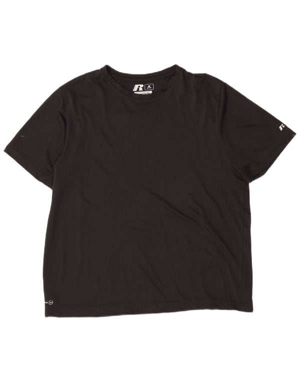 Maglietta da uomo Dri-Power Russell Athletic Top UK 38/40 poliestere nero medio