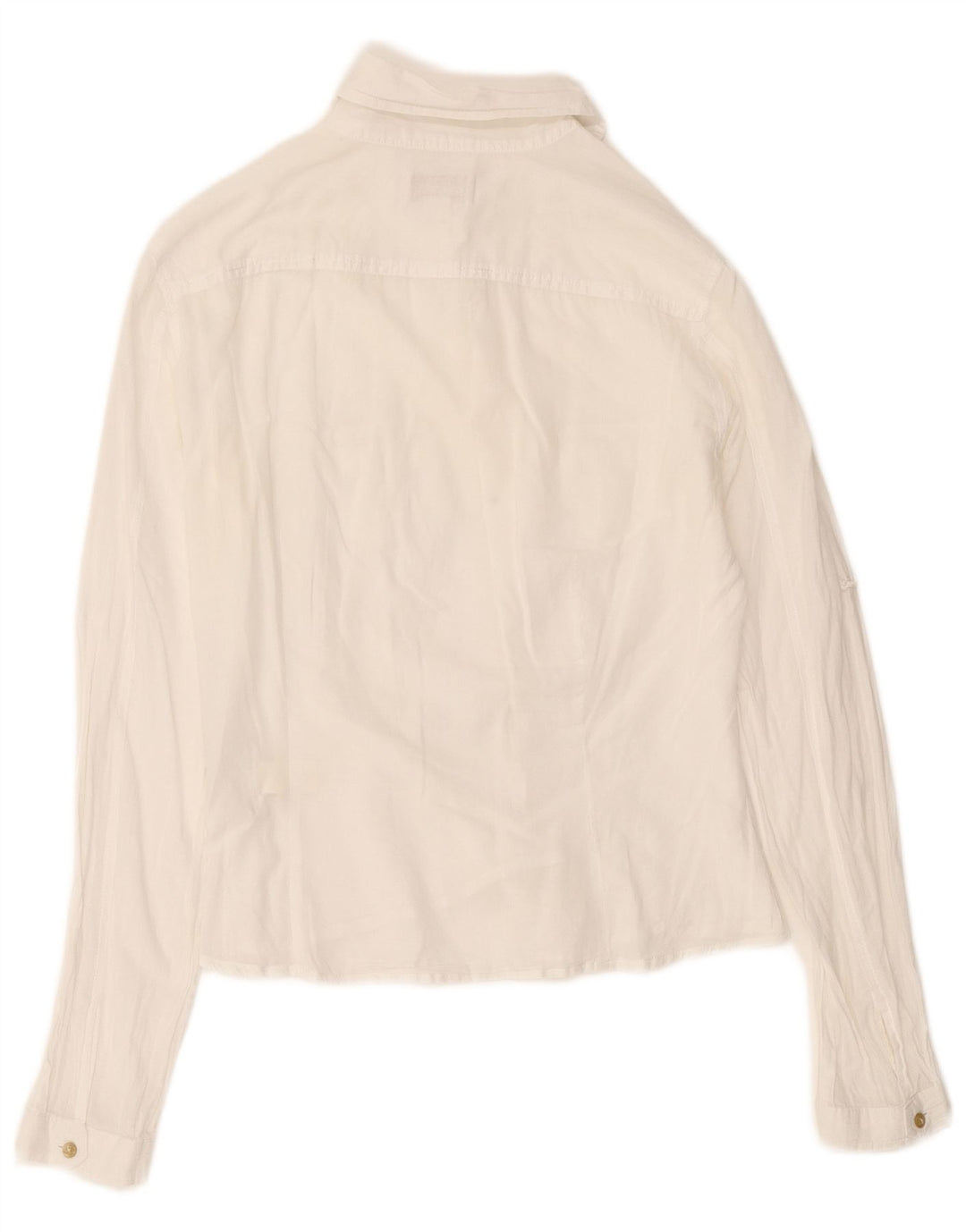 Camicia da donna Diesel UK 14 cotone bianco medio
