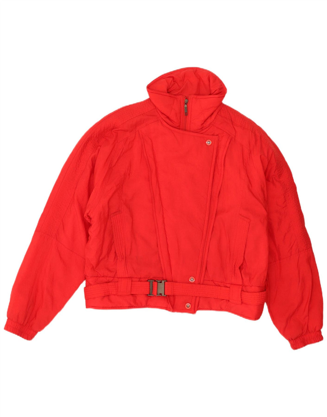 Giacca imbottita vintage da donna UK 18 XL rossa