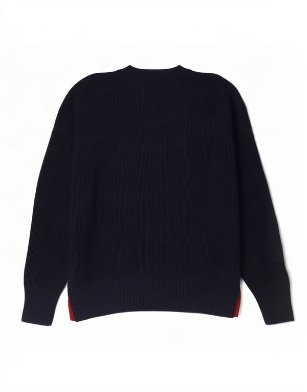 Maglione maglione oversize da donna con scollo a barca Esprit UK 18 XL Cotone blu navy