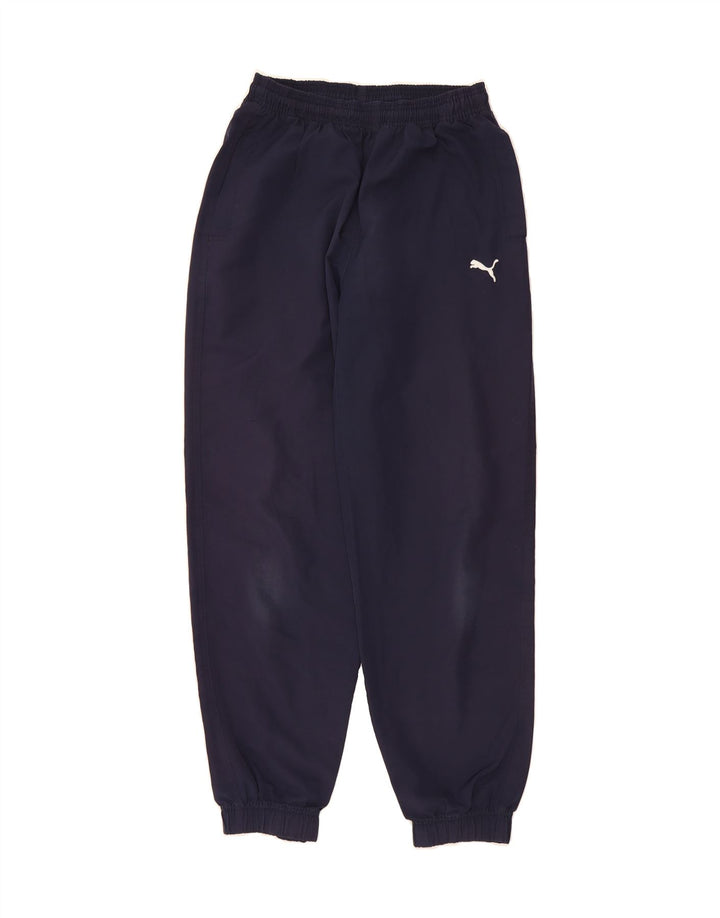 PUMA Mens Tracksuit Trousers Joggers Small  Navy Blue Polyester Vintage Puma and Second-Hand Puma from Messina Hembry 